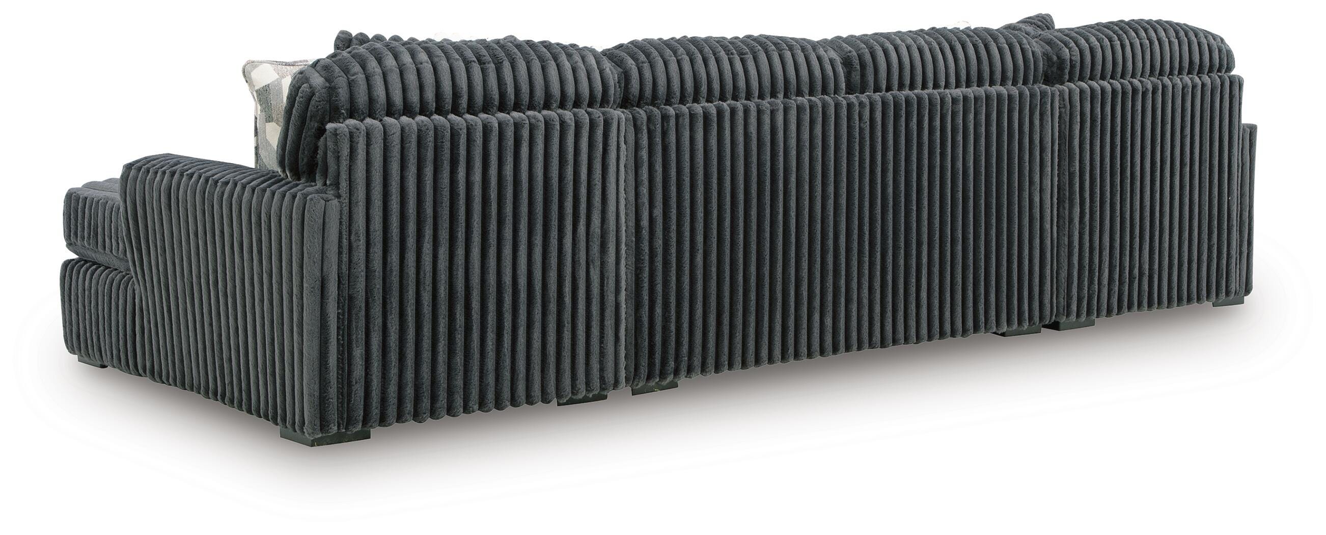 Midnight-Madness Sectional with Chaise - Romeo & Juliet Furniture (Warren,MI)