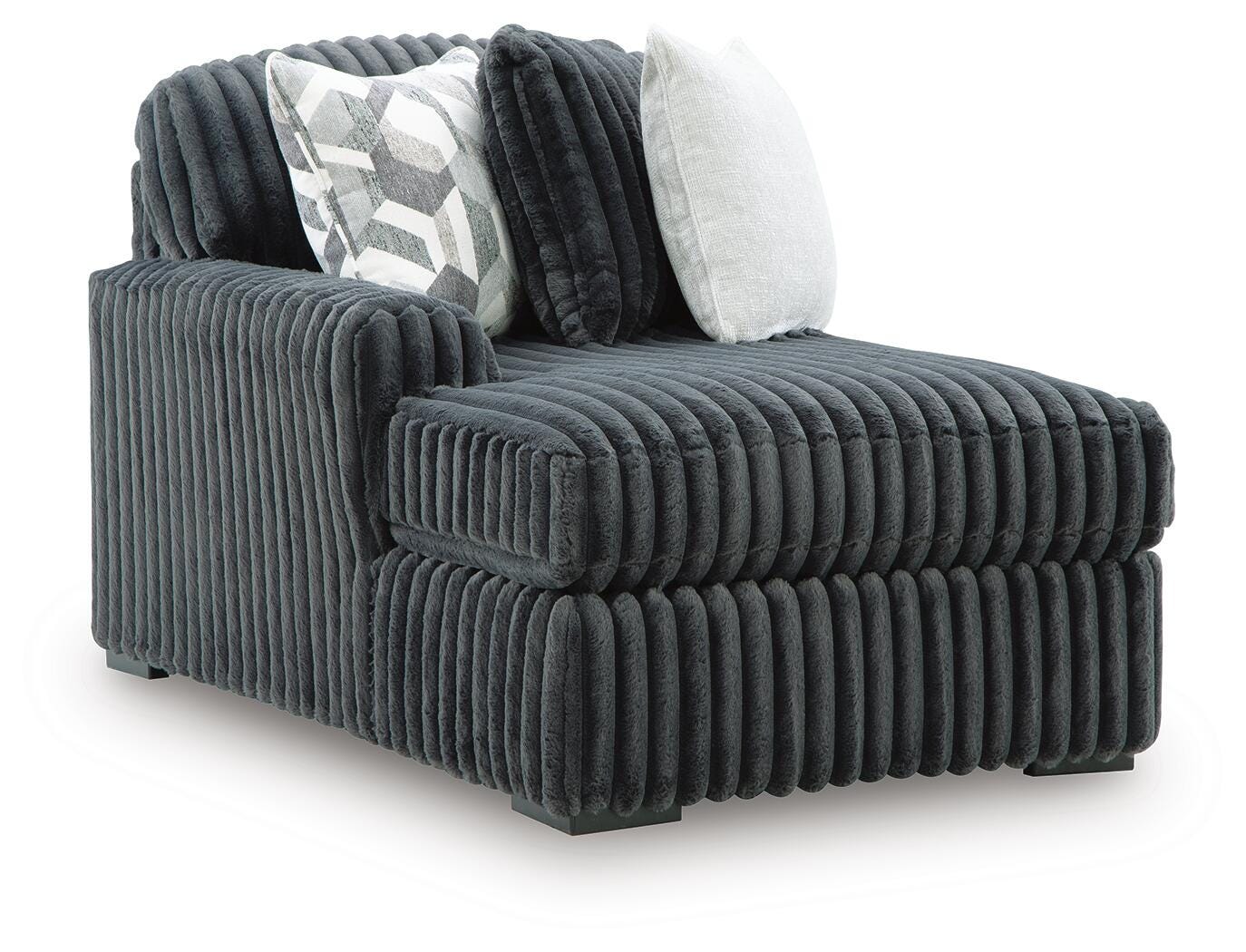 Midnight-Madness Sectional Sofa with Chaise - Romeo & Juliet Furniture (Warren,MI)
