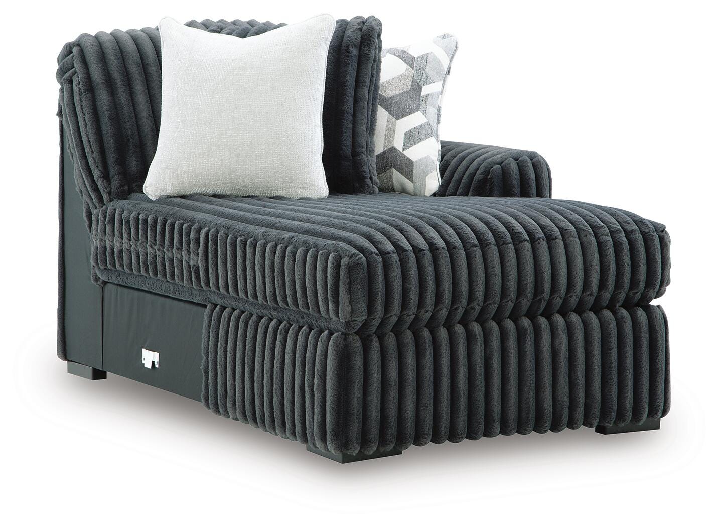 Midnight-Madness Sectional with Chaise - Romeo & Juliet Furniture (Warren,MI)