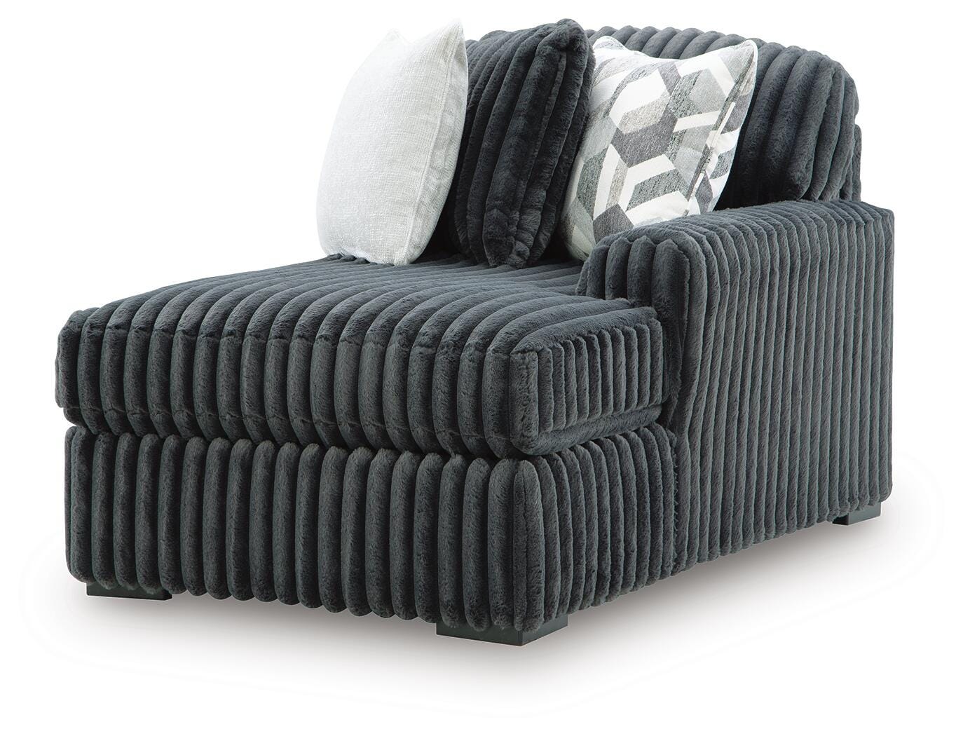 Midnight-Madness Sectional with Chaise - Romeo & Juliet Furniture (Warren,MI)