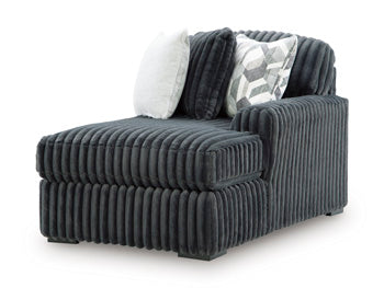 Midnight-Madness Sectional Sofa with Chaise - Romeo & Juliet Furniture (Warren,MI)