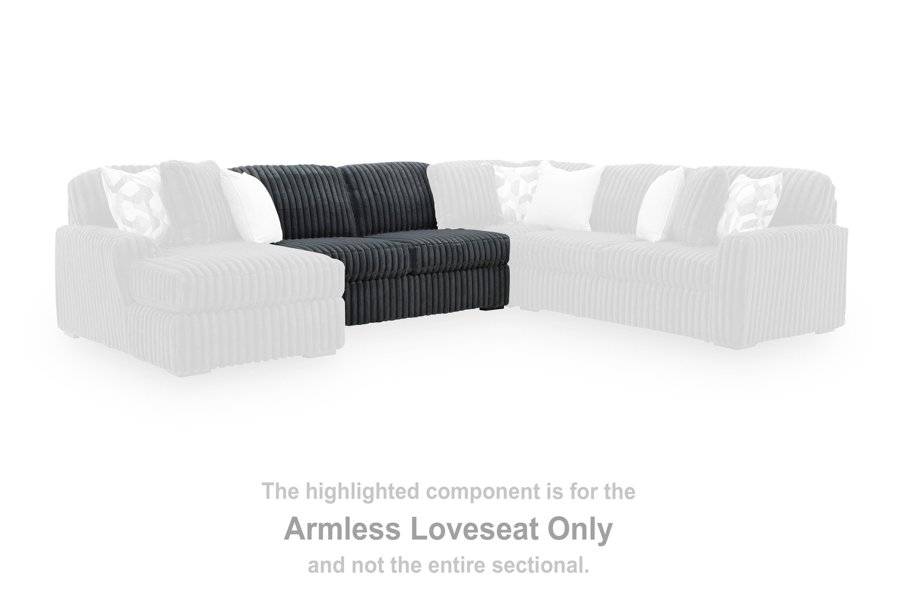 Midnight-Madness Sectional with Chaise - Romeo & Juliet Furniture (Warren,MI)