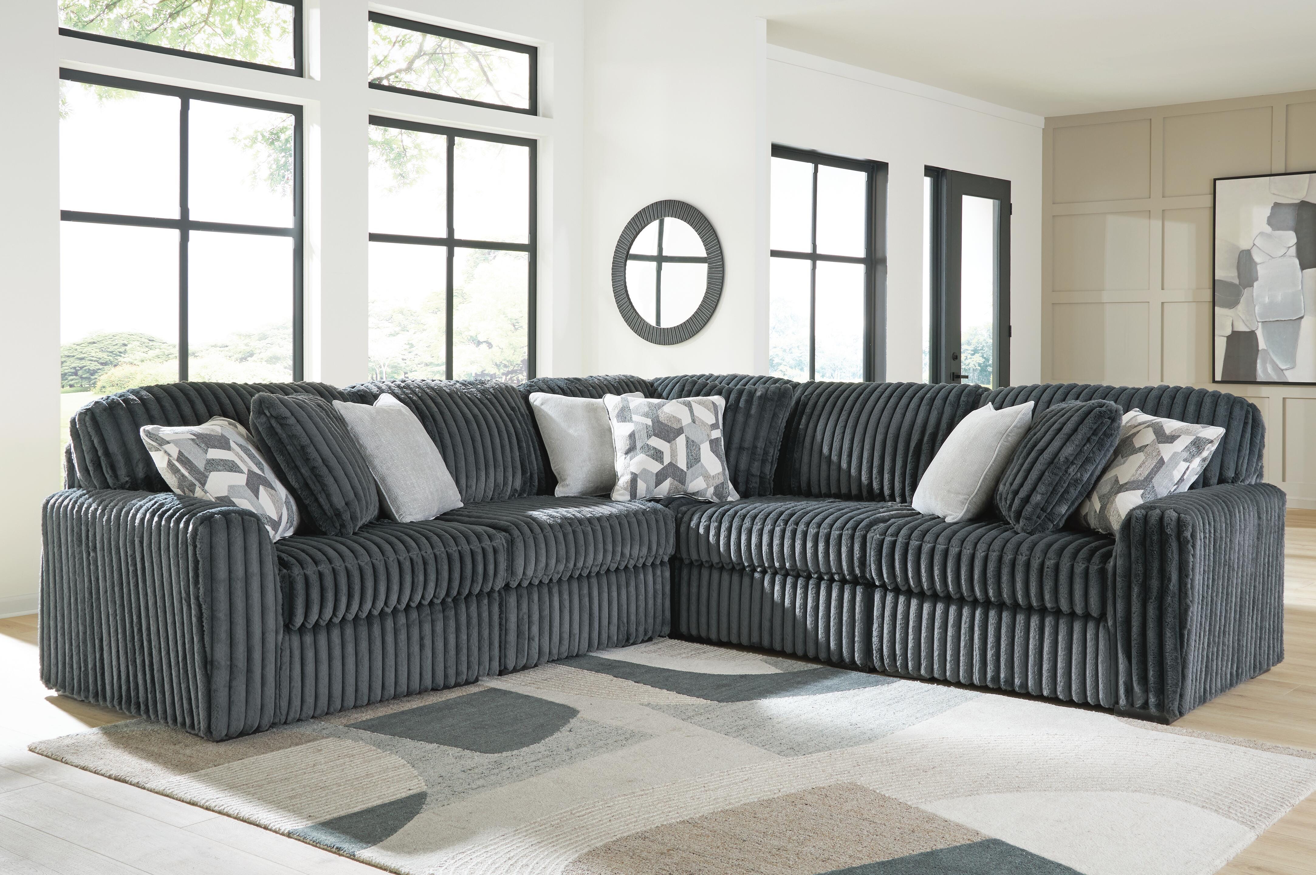 Midnight-Madness Sectional - Romeo & Juliet Furniture (Warren,MI)