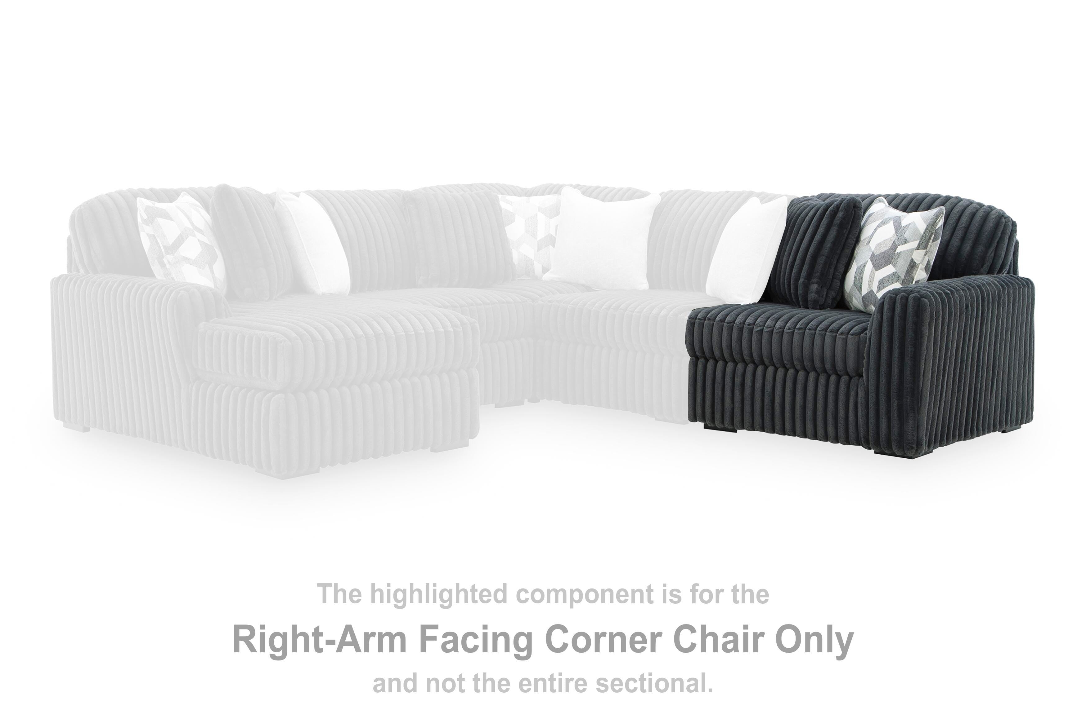 Midnight-Madness Sectional - Romeo & Juliet Furniture (Warren,MI)