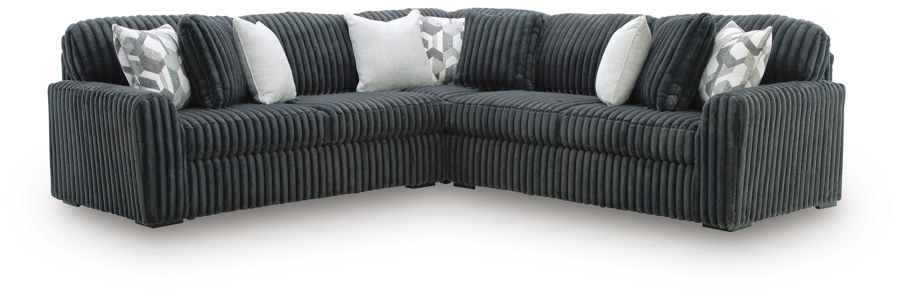Midnight-Madness Sectional - Romeo & Juliet Furniture (Warren,MI)
