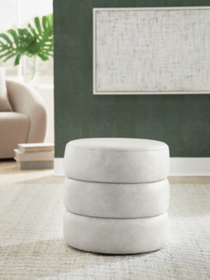 Ummi Swivel Accent Ottoman - Romeo & Juliet Furniture (Warren,MI)