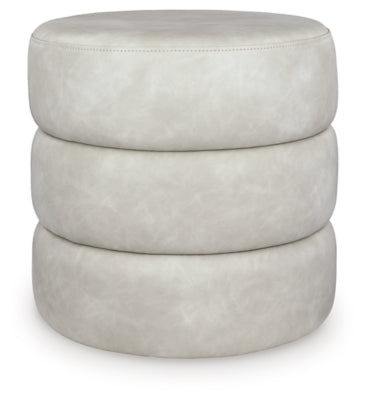 Ummi Swivel Accent Ottoman - Romeo & Juliet Furniture (Warren,MI)