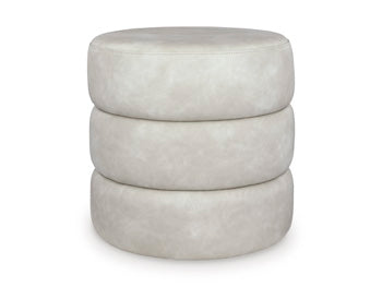 Ummi Swivel Accent Ottoman - Romeo & Juliet Furniture (Warren,MI)
