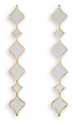 Harriswood Accent Mirror Set (Set of 2) - Romeo & Juliet Furniture (Warren,MI)