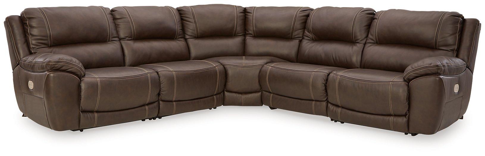 Dunleith Power Reclining Sectional - Romeo & Juliet Furniture (Warren,MI)