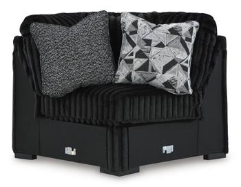 Midnight-Madness Sectional with Chaise - Romeo & Juliet Furniture (Warren,MI)