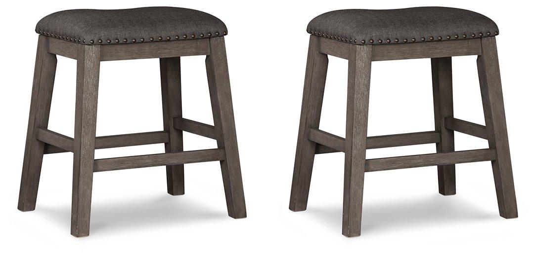Caitbrook Counter Height Upholstered Bar Stool - Romeo & Juliet Furniture (Warren,MI)