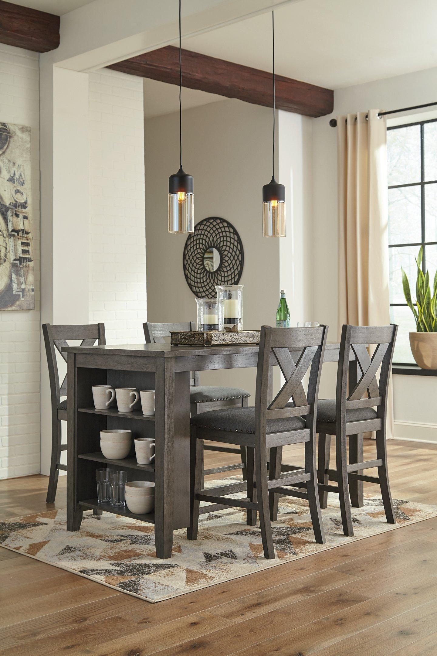 Caitbrook Counter Height Upholstered Bar Stool - Romeo & Juliet Furniture (Warren,MI)