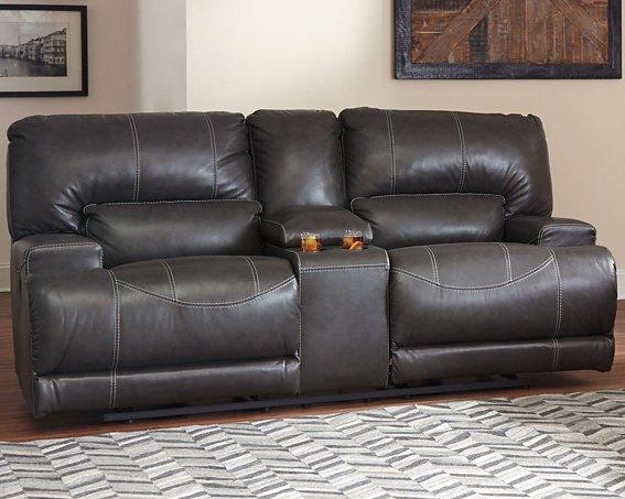 McCaskill Reclining Loveseat with Console