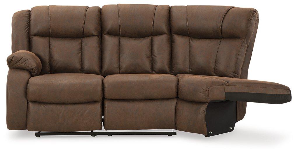 Trail Boys 2-Piece Reclining Sectional