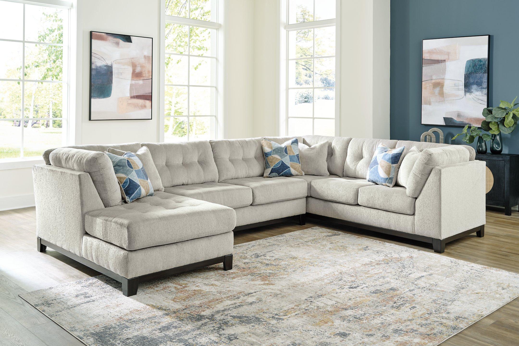 Maxon Place Sectional with Chaise - Romeo & Juliet Furniture (Warren,MI)