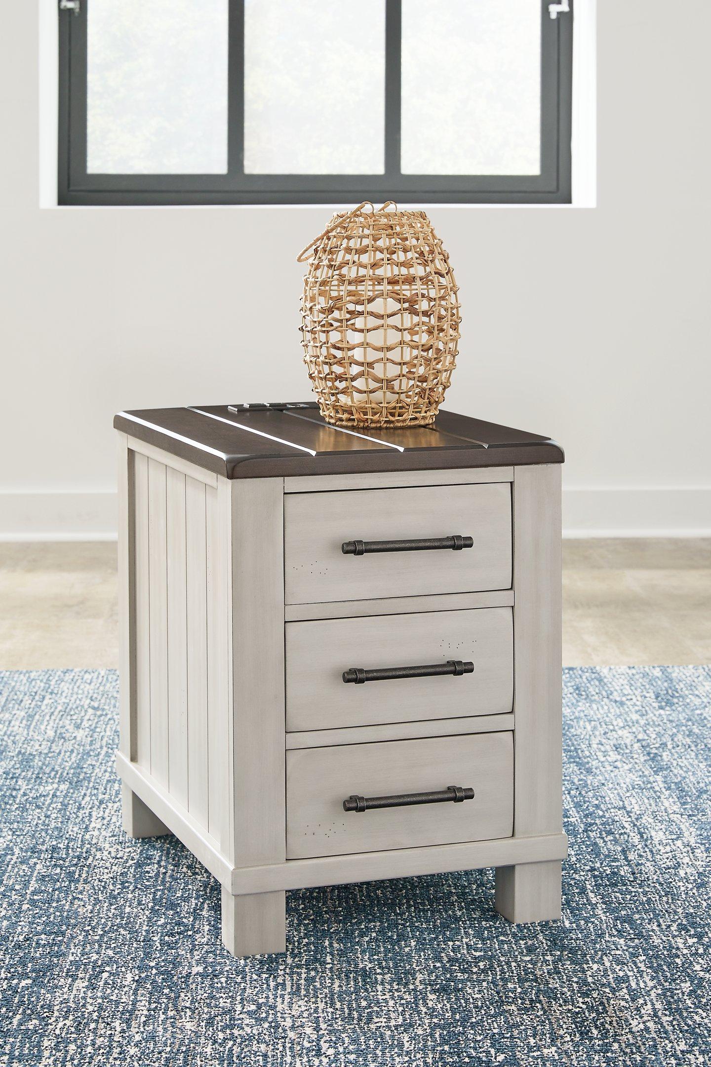 Darborn Chairside End Table - Romeo & Juliet Furniture (Warren,MI)