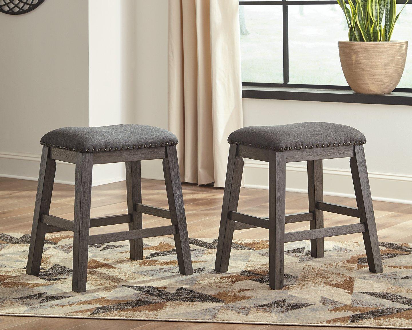 Caitbrook Counter Height Upholstered Bar Stool - Romeo & Juliet Furniture (Warren,MI)