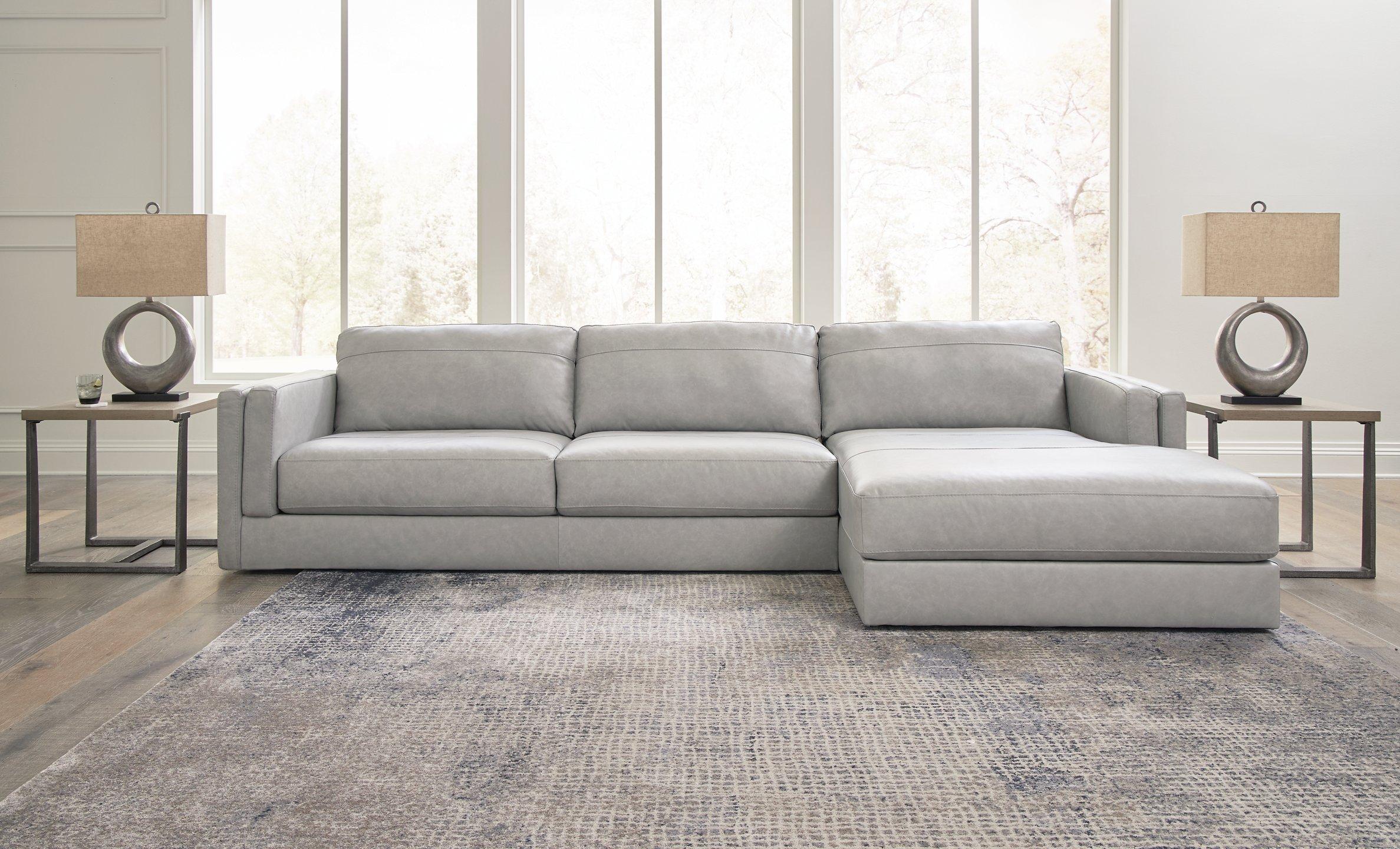 Amiata Sectional with Chaise - Romeo & Juliet Furniture (Warren,MI)
