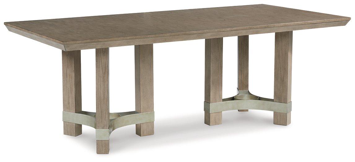 Chrestner Dining Table - Romeo & Juliet Furniture (Warren,MI)