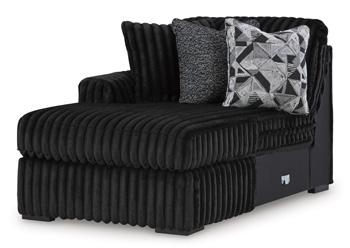 Midnight-Madness Sectional with Chaise - Romeo & Juliet Furniture (Warren,MI)