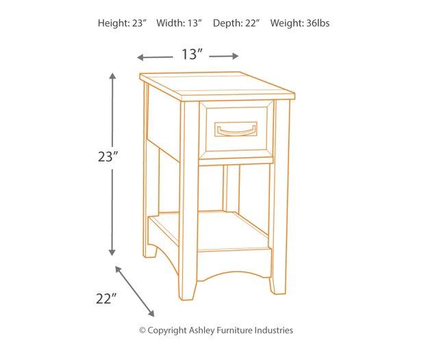 Breegin Chairside End Table