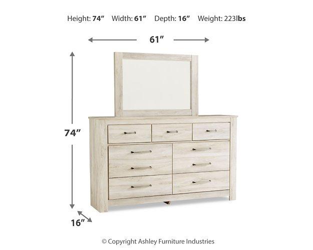 Bellaby Dresser and Mirror - Romeo & Juliet Furniture (Warren,MI)