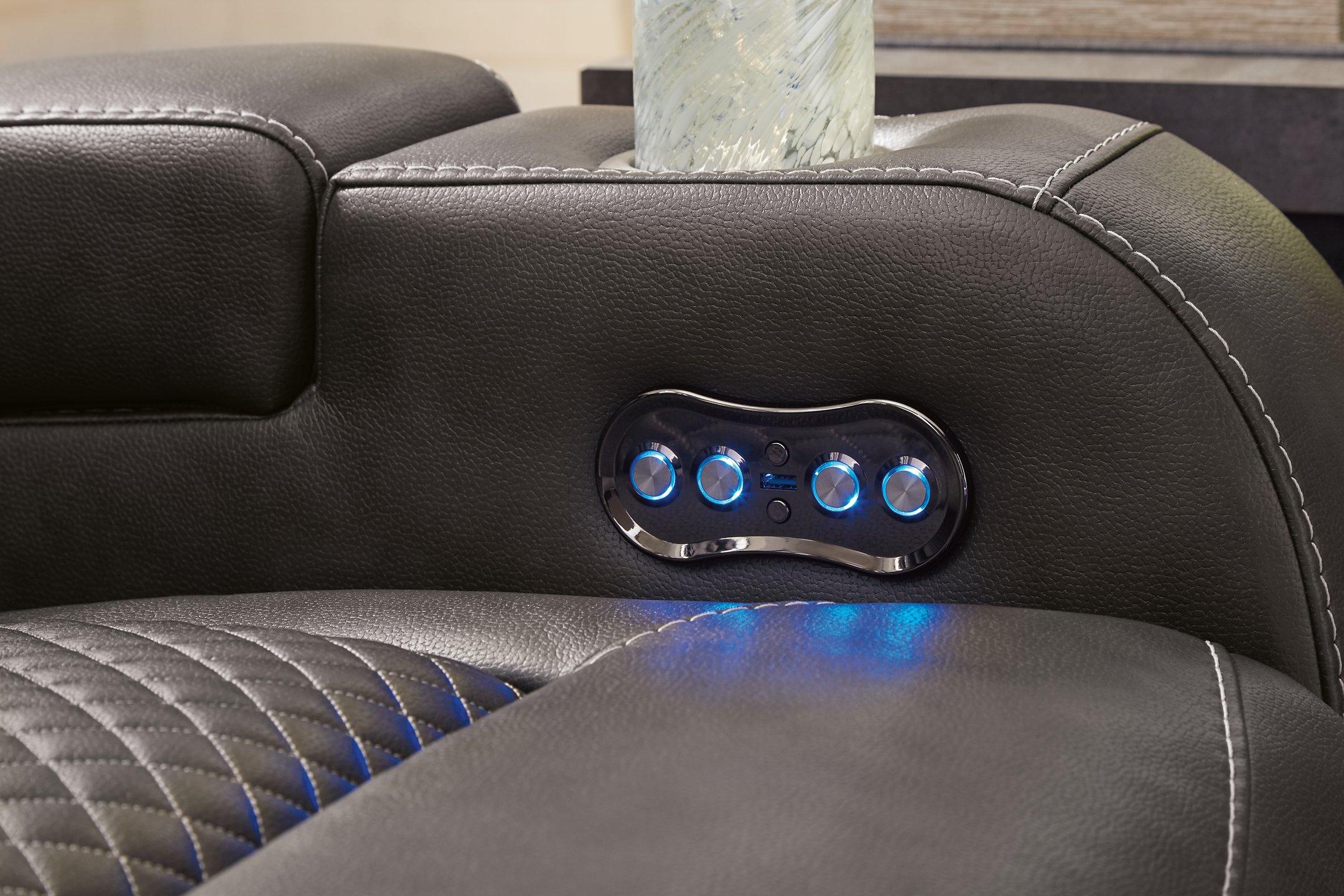 Fyne-Dyme Power Reclining Sofa - Romeo & Juliet Furniture (Warren,MI)