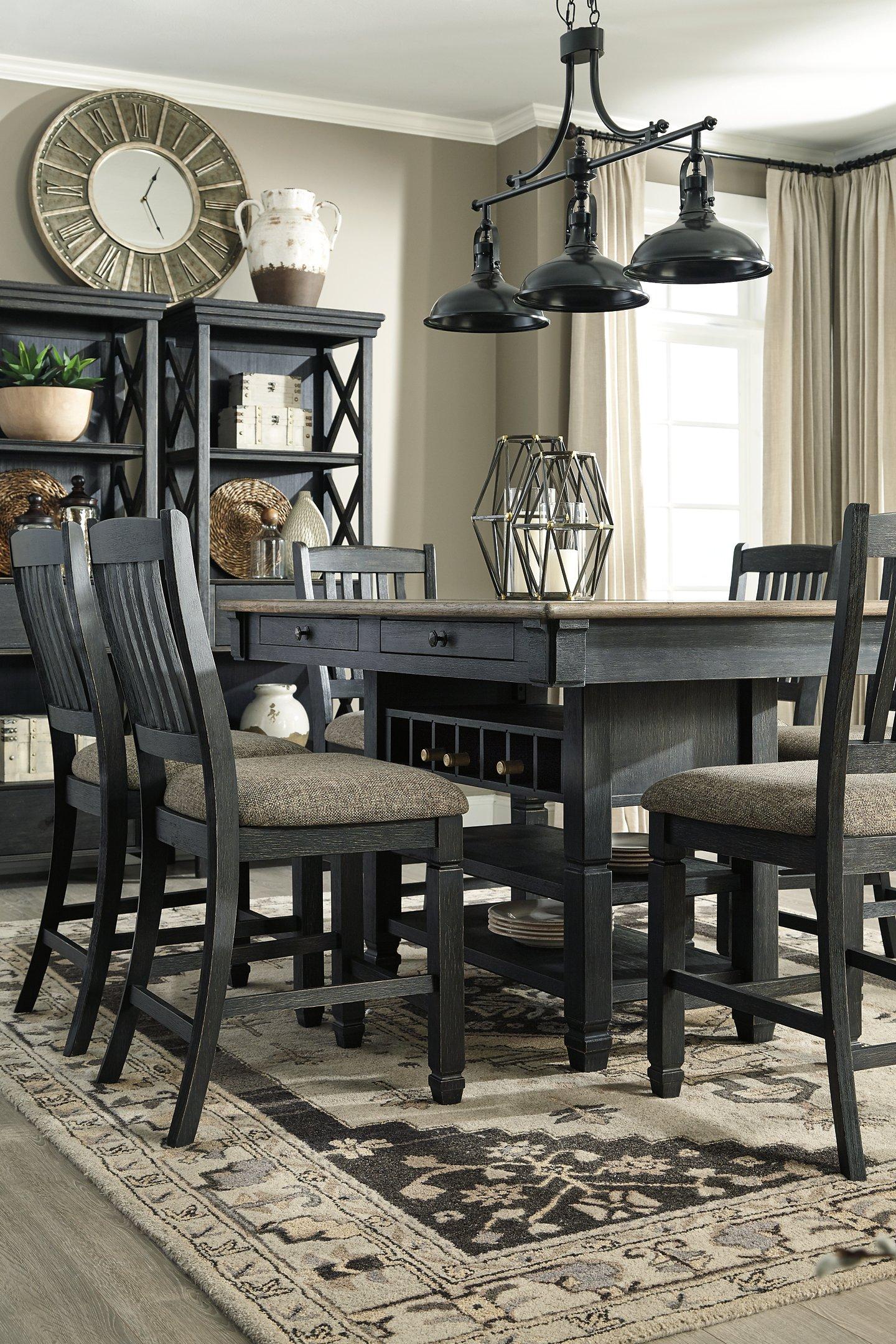 Tyler Creek Counter Height Dining Set - Romeo & Juliet Furniture (Warren,MI)