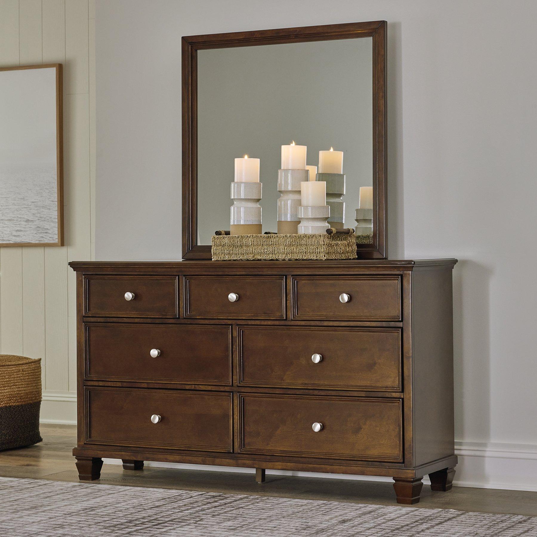 Danabrin Dresser and Mirror - Romeo & Juliet Furniture (Warren,MI)