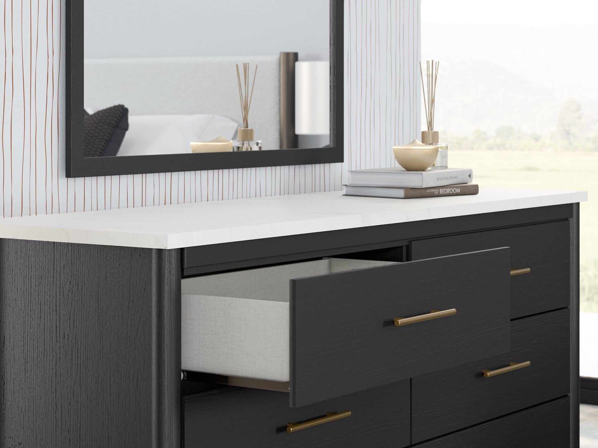 Cadmori Dresser and Mirror - Romeo & Juliet Furniture (Warren,MI)