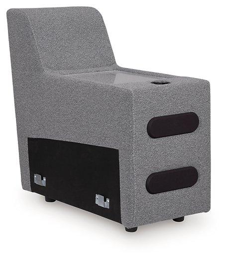 Modmax II Power Reclining Sectional with Audio Consoles - Romeo & Juliet Furniture (Warren,MI)