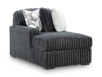 Midnight-Madness Sectional Sofa with Chaise - Romeo & Juliet Furniture (Warren,MI)