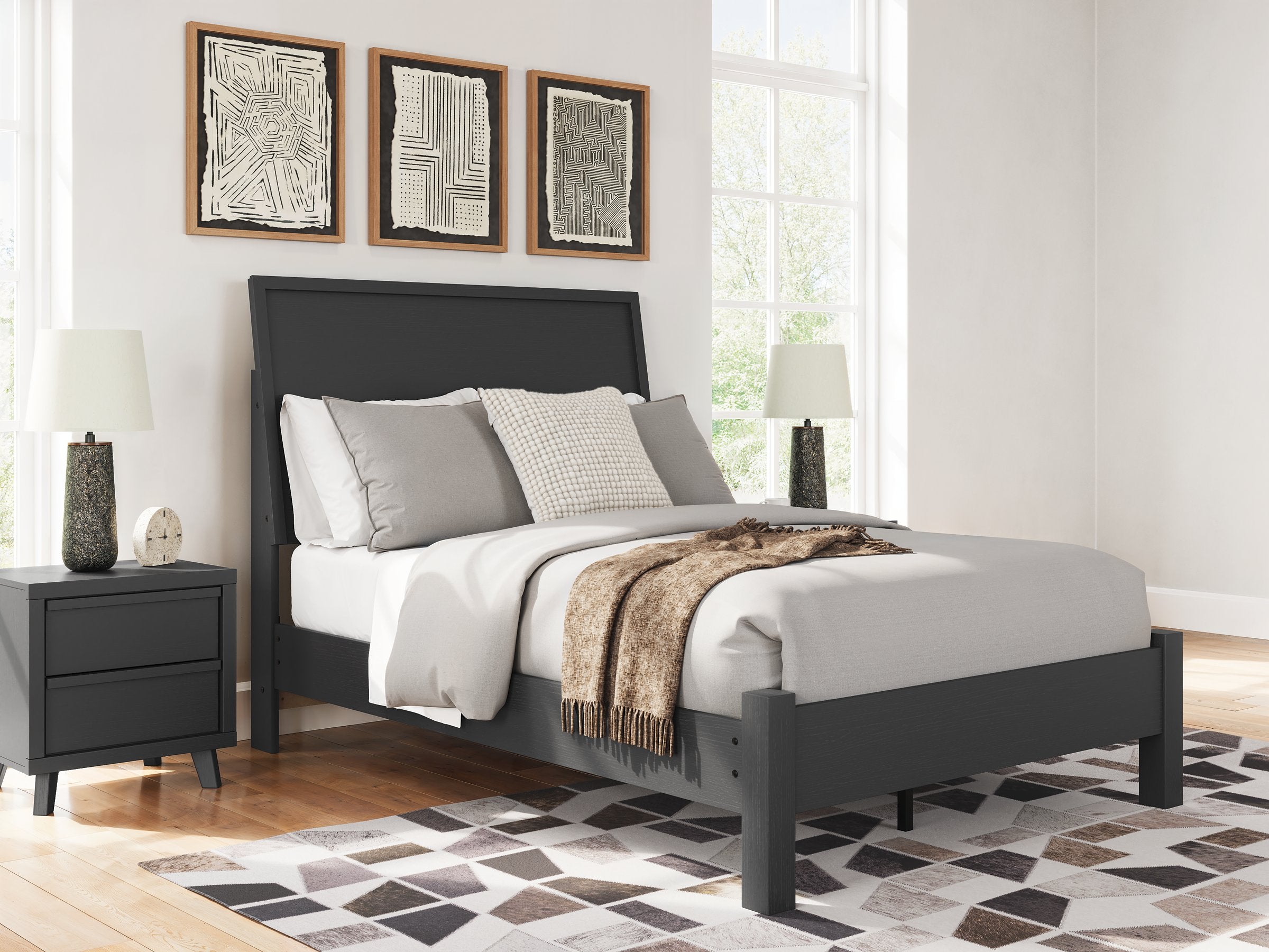 Danziar Bed - Romeo & Juliet Furniture (Warren,MI)