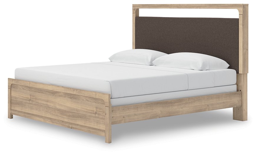 Kinlanni Upholstered Bed - Romeo & Juliet Furniture (Warren,MI)
