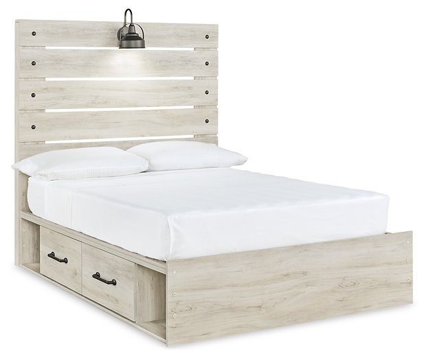 Cambeck Bed with 4 Storage Drawers - Romeo & Juliet Furniture (Warren,MI)