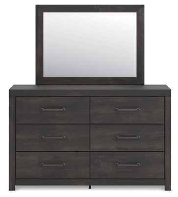 Hollivern Dresser and Mirror - Romeo & Juliet Furniture (Warren,MI)