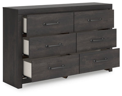 Hollivern Dresser and Mirror - Romeo & Juliet Furniture (Warren,MI)