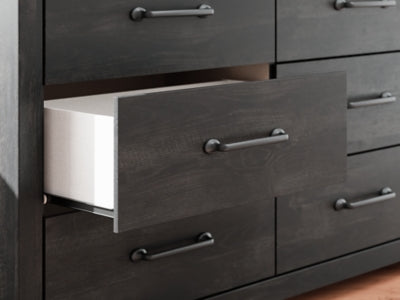 Hollivern Dresser and Mirror - Romeo & Juliet Furniture (Warren,MI)