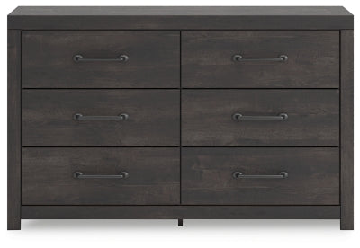 Hollivern Dresser and Mirror - Romeo & Juliet Furniture (Warren,MI)