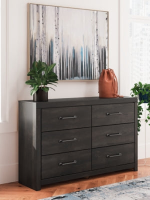 Hollivern Dresser and Mirror - Romeo & Juliet Furniture (Warren,MI)