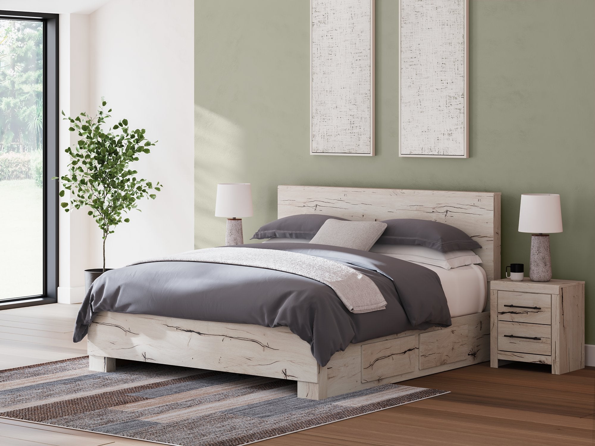 Lawroy Bed - Romeo & Juliet Furniture (Warren,MI)