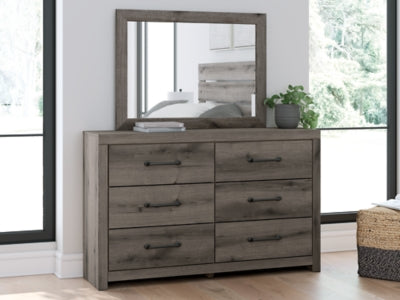 Graystorm Dresser and Mirror - Romeo & Juliet Furniture (Warren,MI)