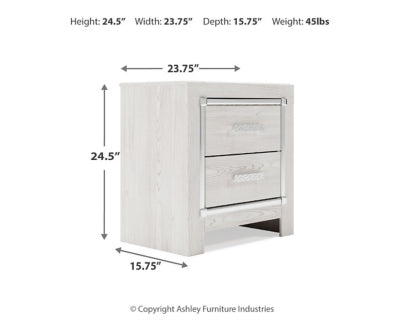 Altyra Nightstand - Romeo & Juliet Furniture (Warren,MI)