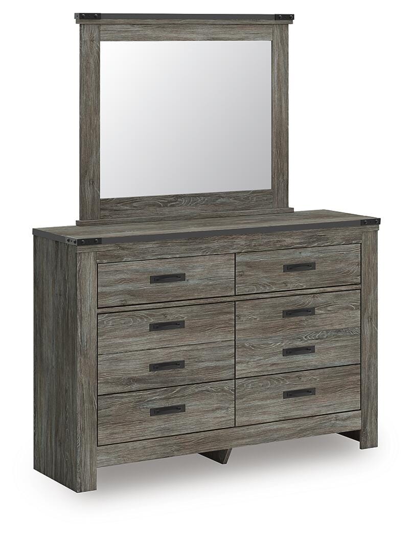 Frandern Dresser and Mirror - Romeo & Juliet Furniture (Warren,MI)