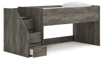 Frandern Loft Bed - Romeo & Juliet Furniture (Warren,MI)