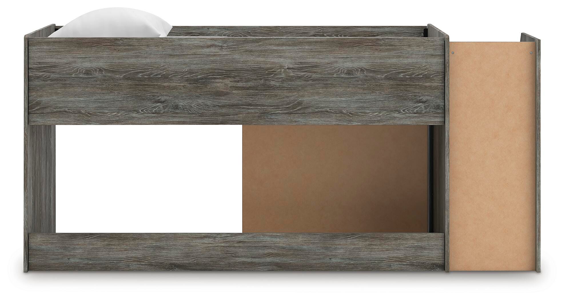 Frandern Loft Bed with Drawer Storage - Romeo & Juliet Furniture (Warren,MI)