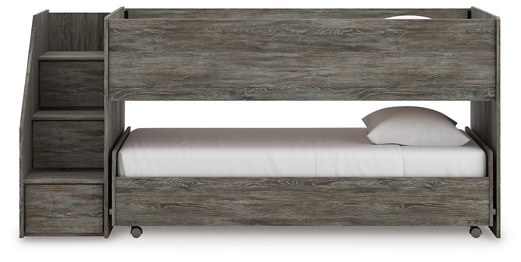 Frandern Loft Bed - Romeo & Juliet Furniture (Warren,MI)