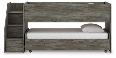 Frandern Loft Bed - Romeo & Juliet Furniture (Warren,MI)