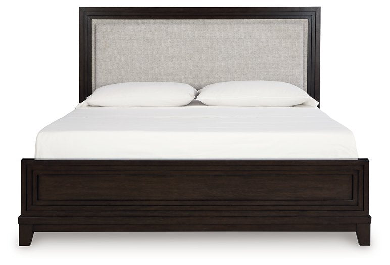 Neymorton Upholstered Bed - Romeo & Juliet Furniture (Warren,MI)